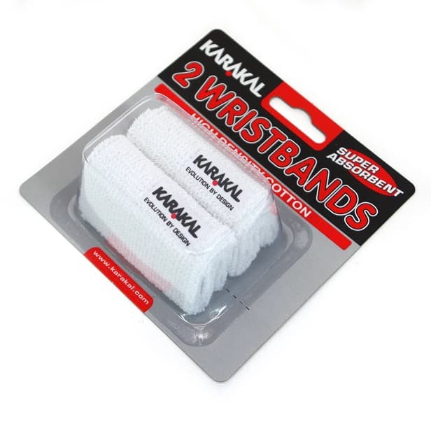 Karakal Wristband hvit – 2 stk