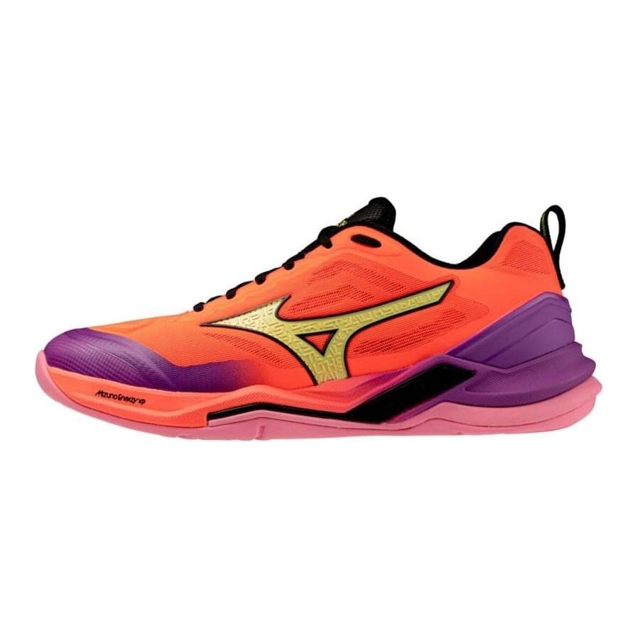 Mizuno Wave Stealth Elite oransje/gul