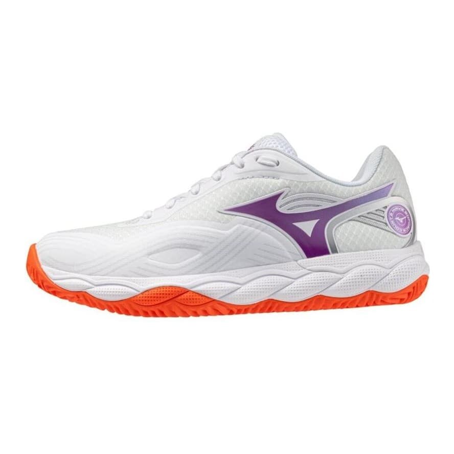 Mizuno Wave Enforce Court 2 CC W hvit/lilla